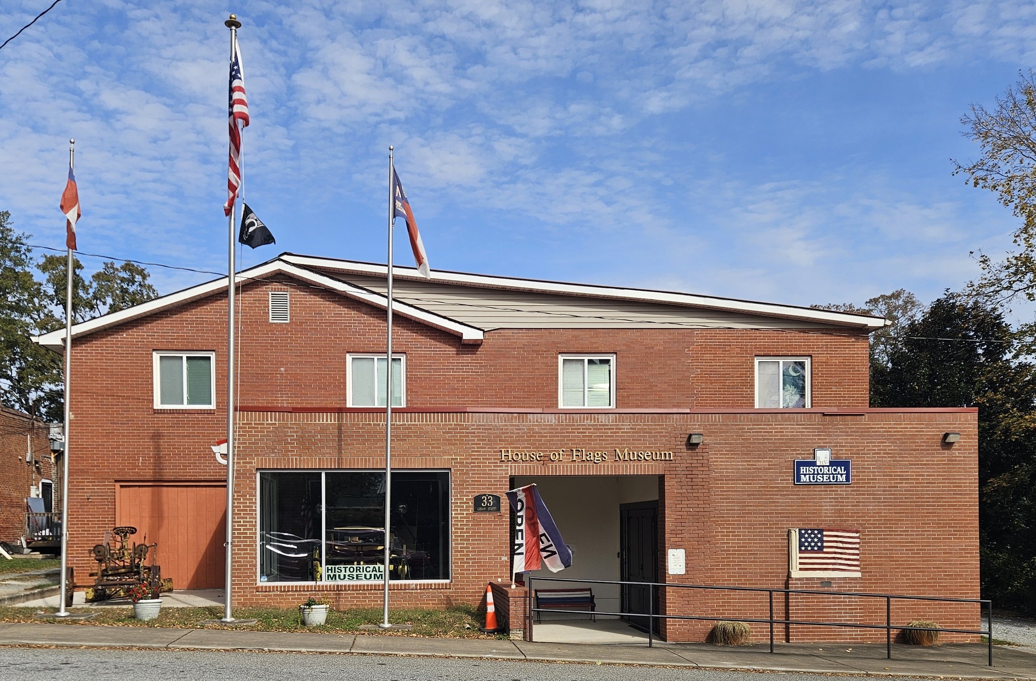 Exterior view of the House of Flags Museum